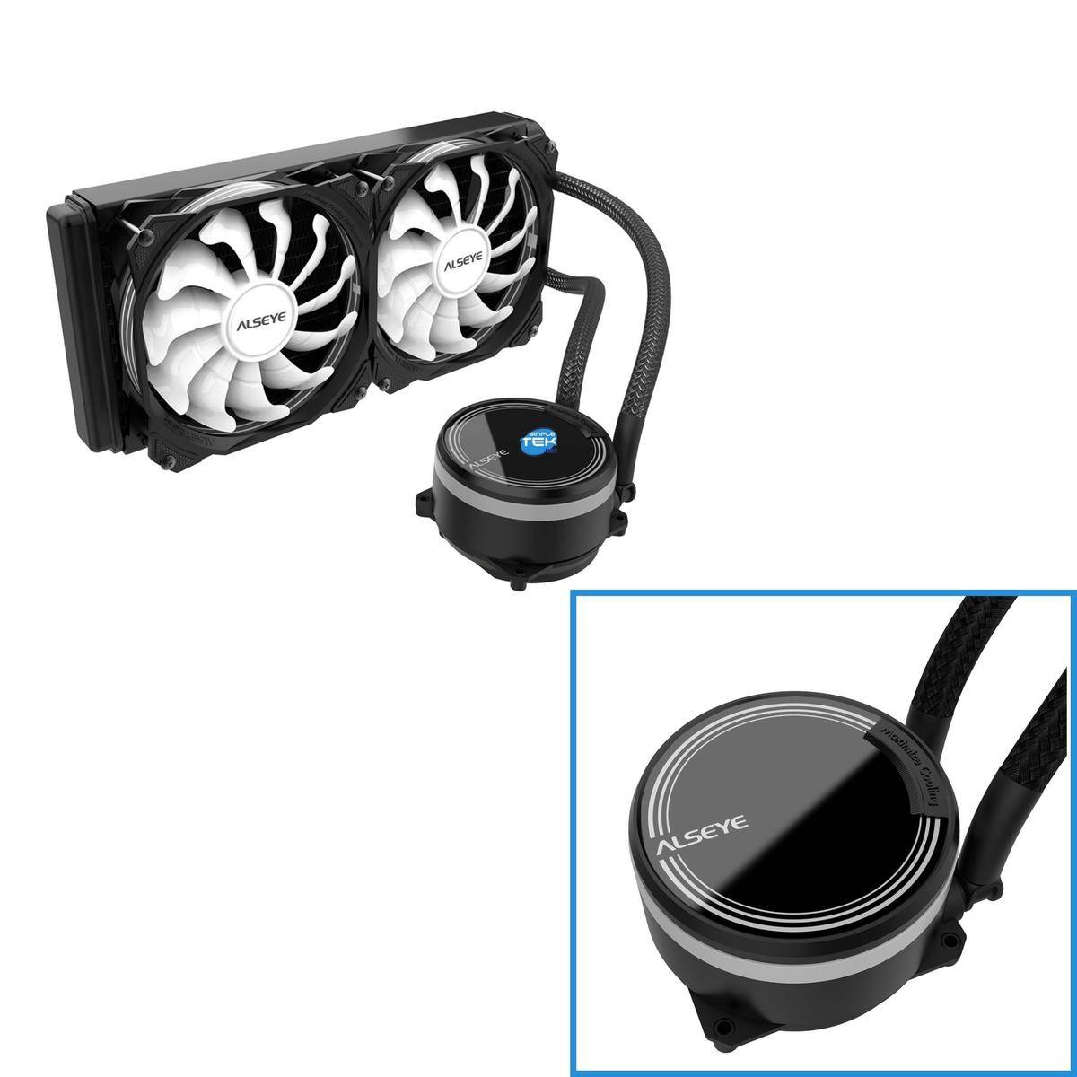 Dissipatore A Liquido 240mm Rgb 280w 1700 1150 1151 1155 1156 1366 2066 2011 1200-1