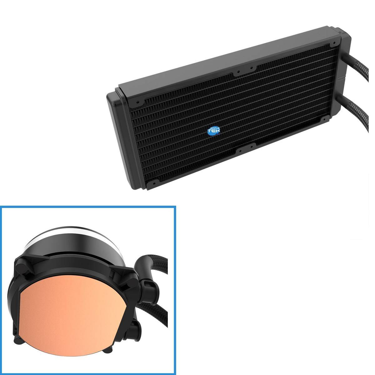 Dissipatore A Liquido 240mm Rgb 280w 1700 1150 1151 1155 1156 1366 2066 2011 1200-3