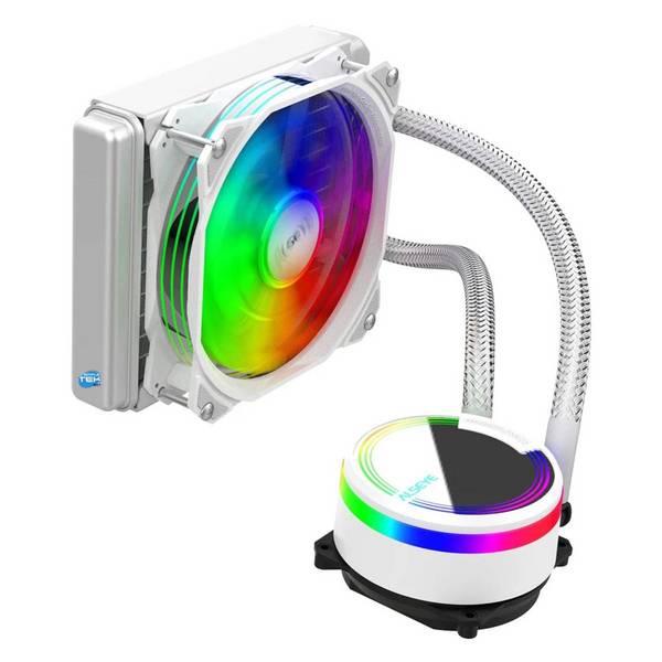 Dissipatore A Liquido Cpu Rgb 120mm Lga 1700 1200 2066 2011 1366 775 1150 1151
