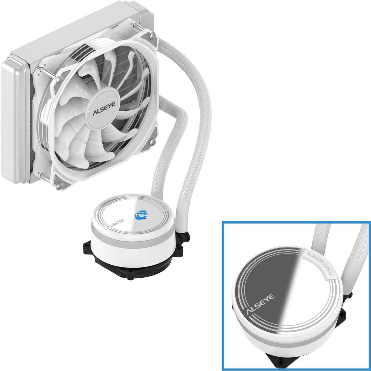 Dissipatore A Liquido Cpu Rgb 120mm Lga 1700 1200 2066 2011 1366 775 1150 1151-2