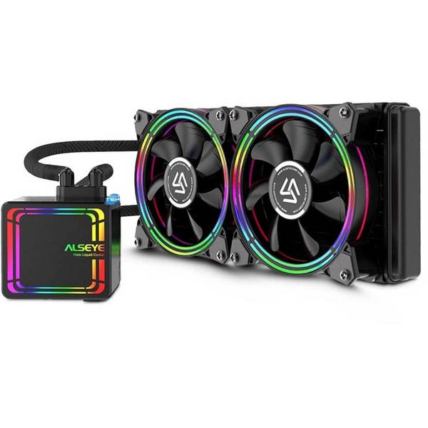 Dissipatore A Liquido 240mm Rgb 250w Lga 1150 1151 1155 1156 1366 2011 2066 775