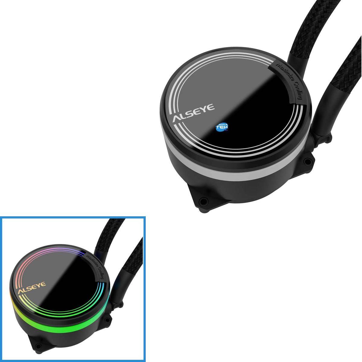 Dissipatore A Liquido Cpu Rgb 120mm Lga 1700 1200 2066 2011 1366 775 1150 1151-2