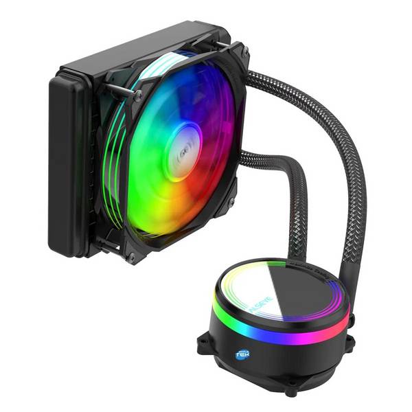 Dissipatore A Liquido Cpu Rgb 120mm Lga 1700 1200 2066 2011 1366 775 1150 1151