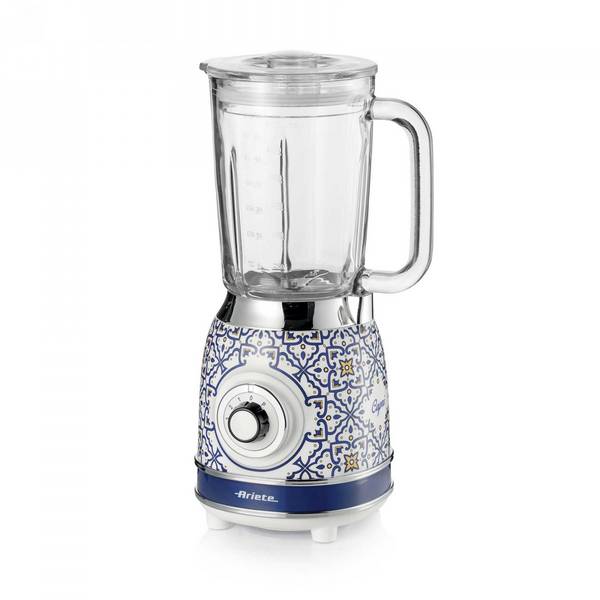 Ariete 583 Frullatore Capri con tazza in vetro da 15 Litri 4 Lame in Acciaio Inox 4 Velocità Pulse1000 Watt