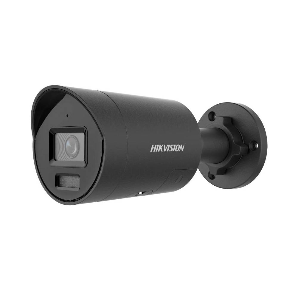 Hikvision DS-2CD2087G2H-LIU/SL(2.8)eF/BLACK 8 MP Telecamera di rete Mini Bullet fissa con ColorVu e luce ibrida intellig-0