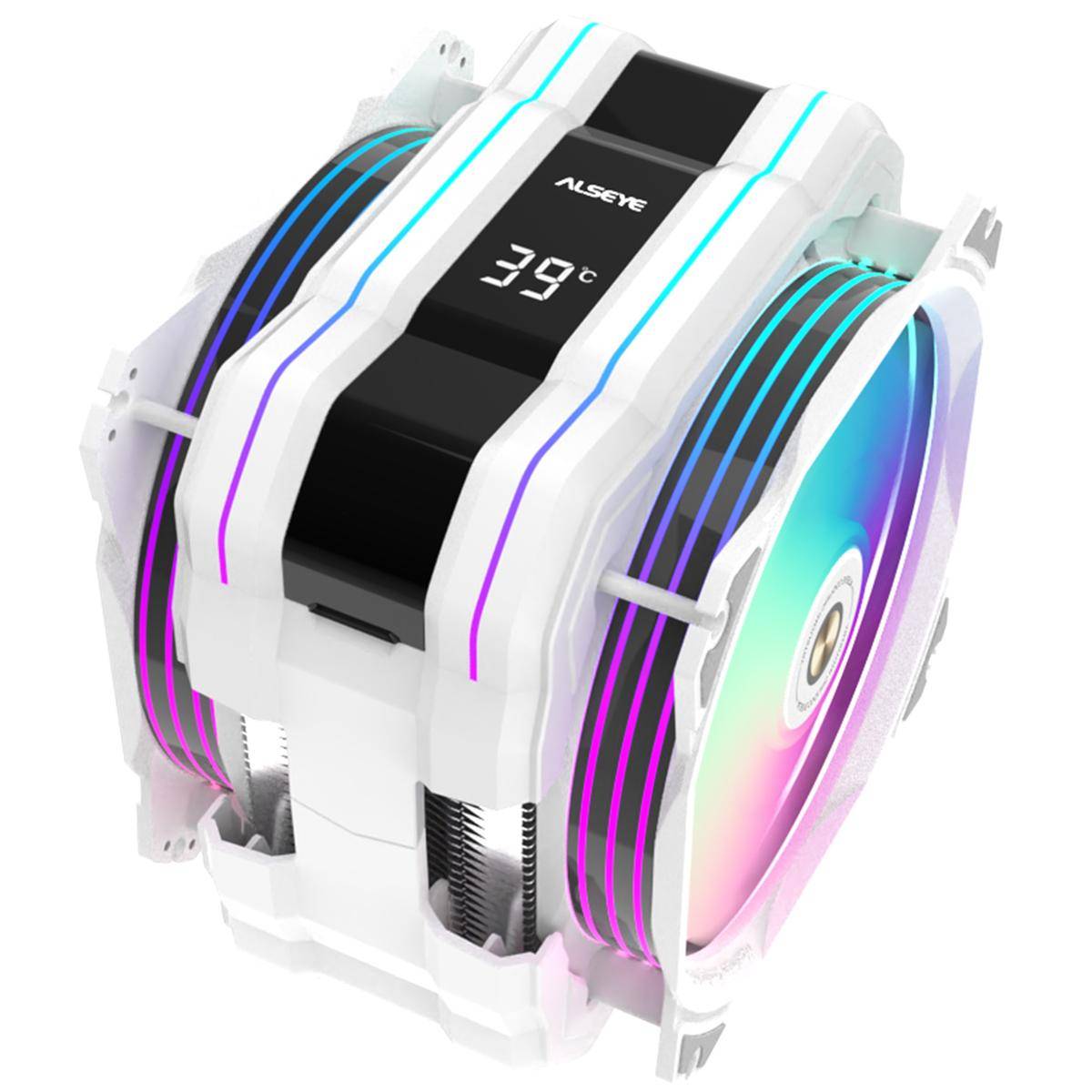 Dissipatore Ad Aria Cpu Con Lcd Gaming Rgb 230w Lga 1700 1200 2011 2066 1366-1