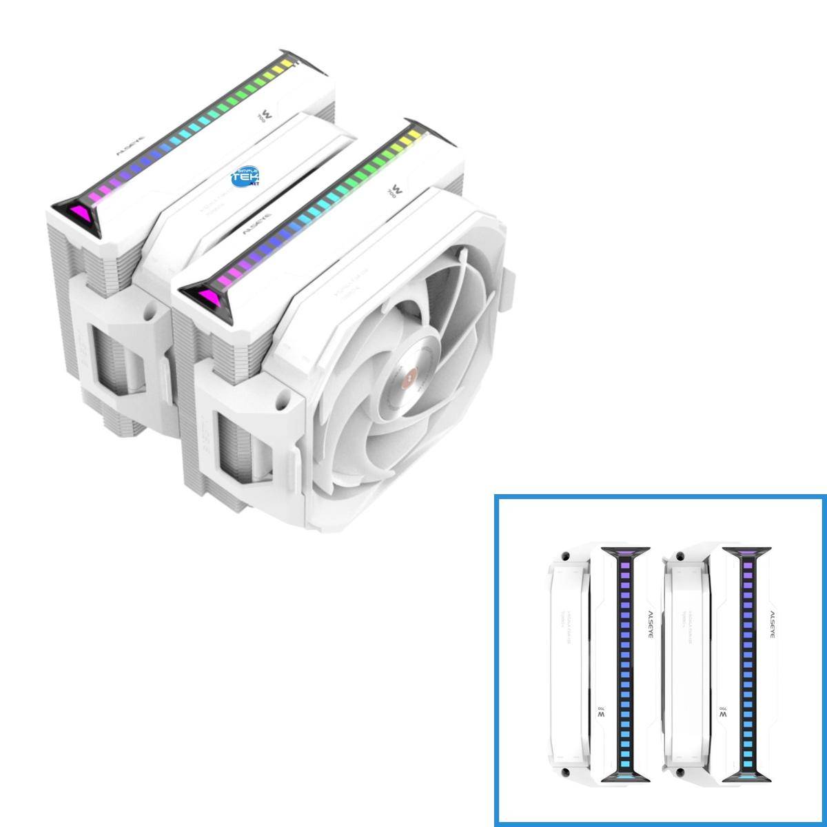 Dissipatore Ad Aria Cpu Gaming Rgb 275w Lga 1700 1200 2011 775 2066 1366 2011-2