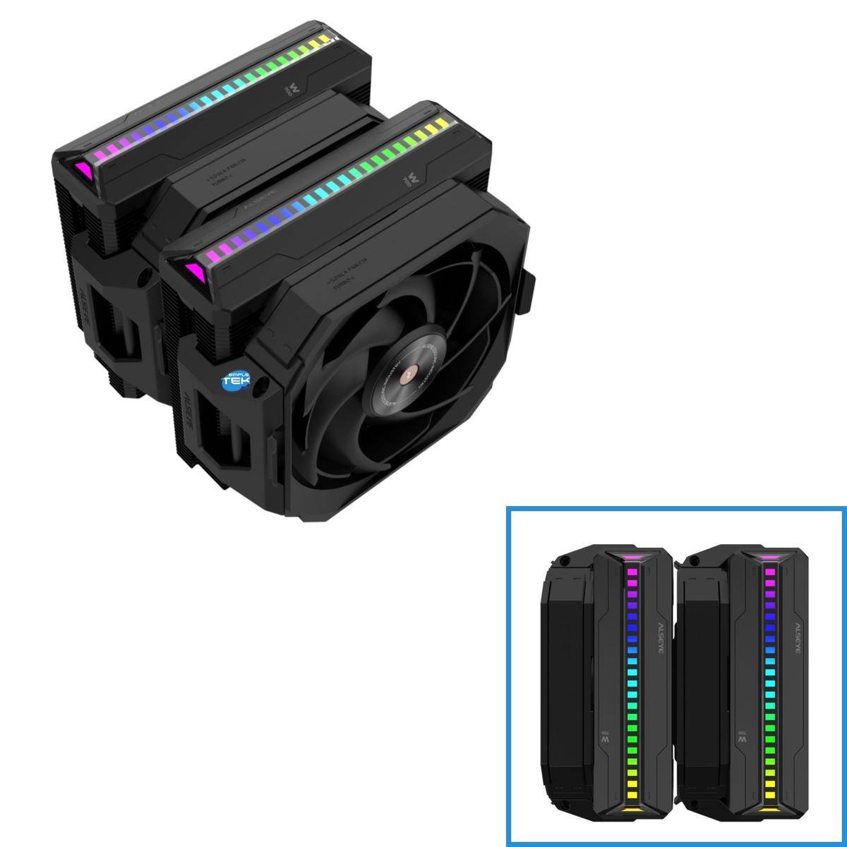 Dissipatore Ad Aria Cpu Gaming Rgb 275w Lga 1700 1200 2011 775 2066 1366 2011-2