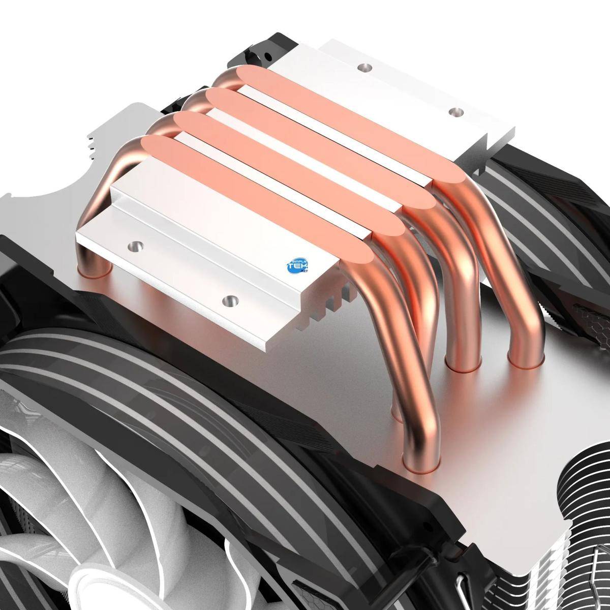 Dissipatore Ad Aria Rgb Gaming Processore Cpu 180w 775 1150 1151 1155 1156 1366-3