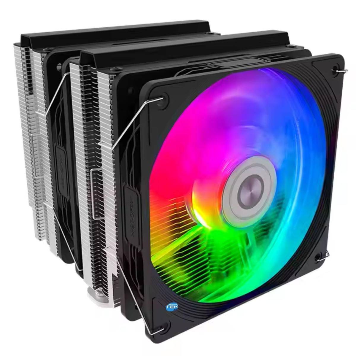 Dissipatore Ad Aria Argb Cpu 240w 1700 1200 115x 1366 2011 2066 Am5 Am4 Am3-0
