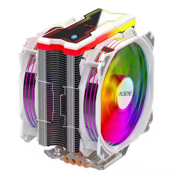 Dissipatore Ad Aria Rgb Gaming Processore Cpu 180w 775 1150 1151 1155 1156 1366