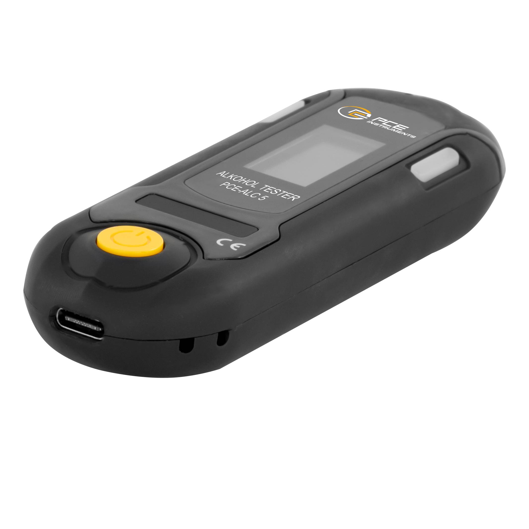 PCE Instruments PCE-ALC 5 Etilometro Nero 0.01 fino a 0.2 ‰ Allarme, incl. display-3