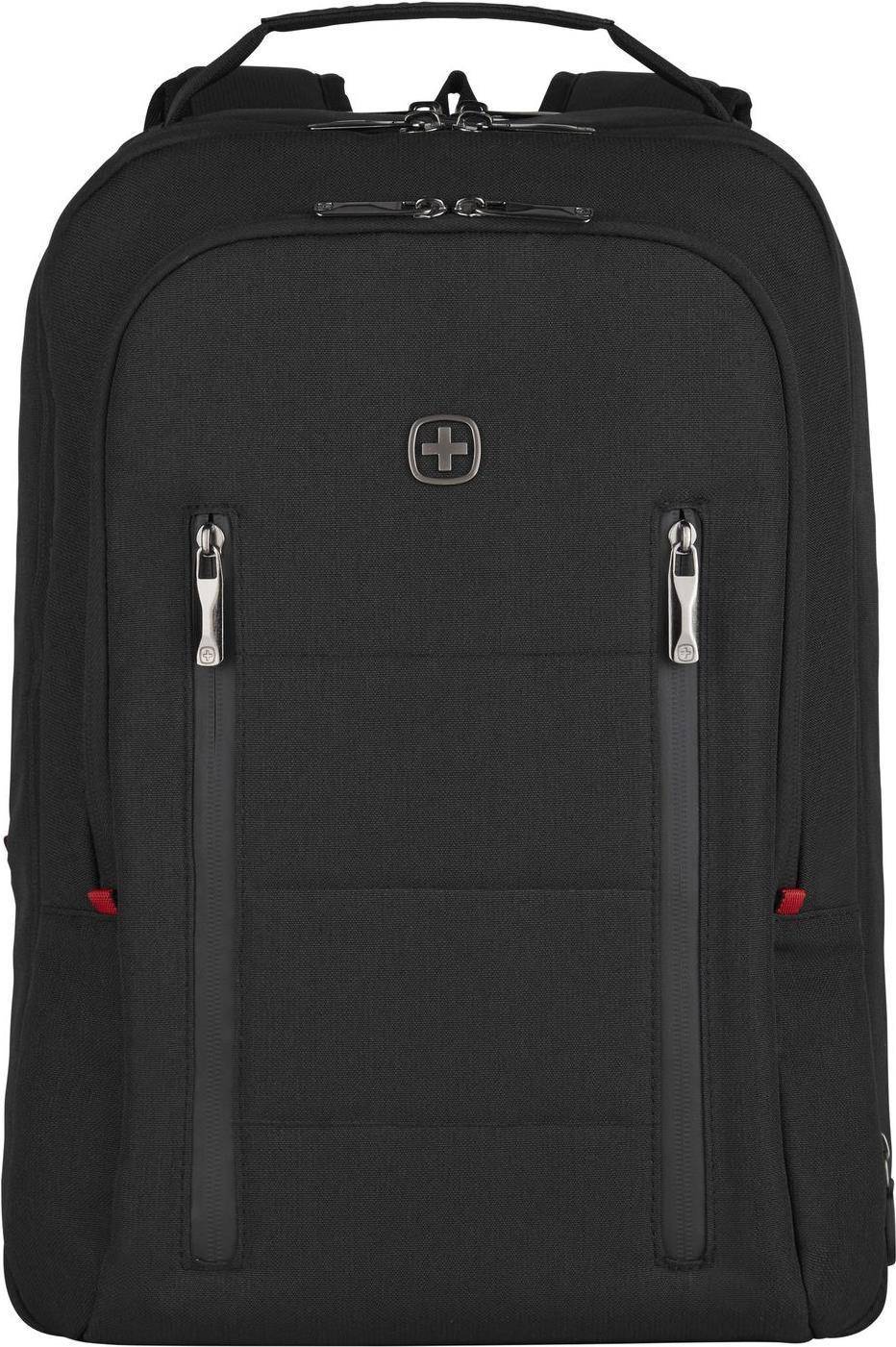 Wenger City Traveler, Carry-On 16 Laptop Backpack w/ 12 Tablet Pocket, Black-0