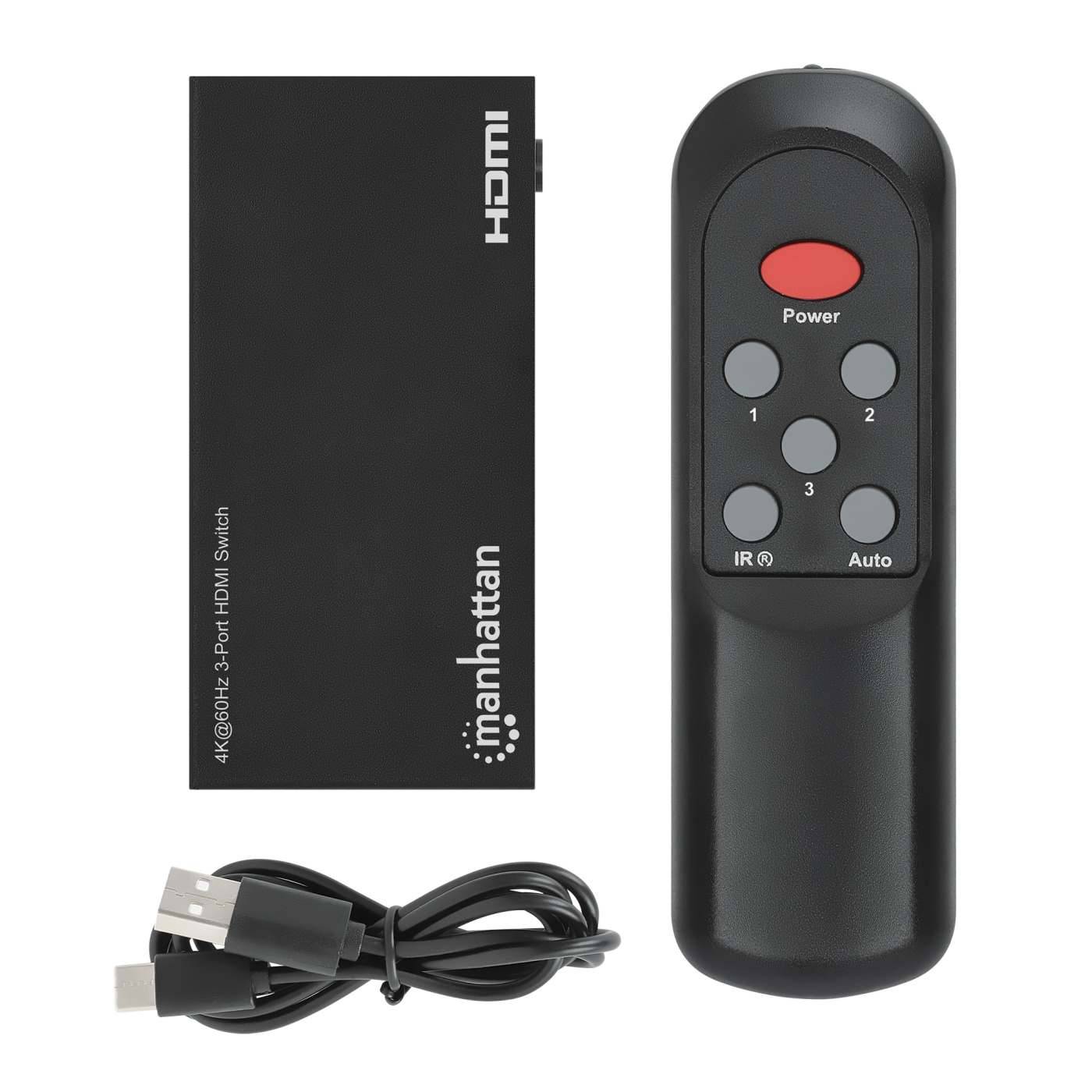 Switch HDMI 4k@60Hz 3 porte-1