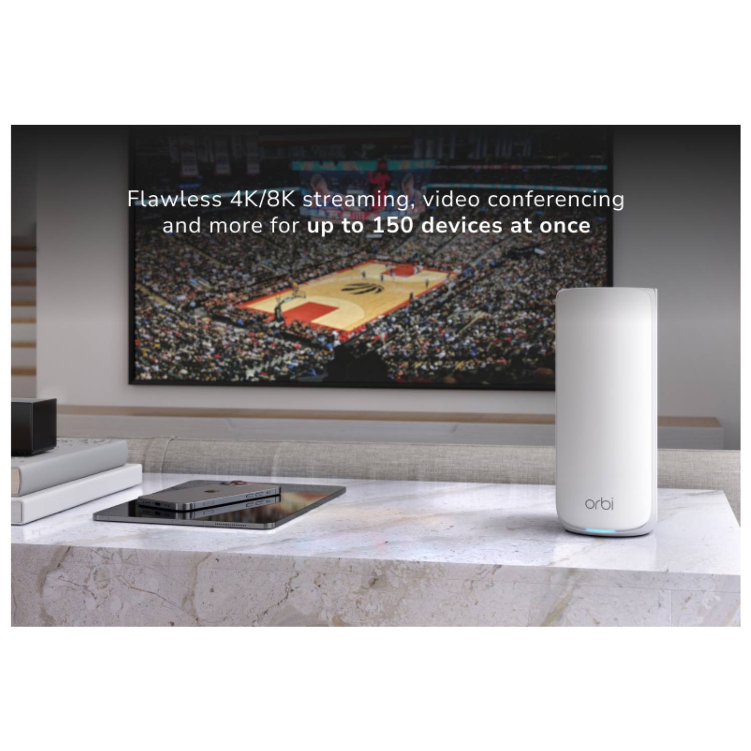 NETGEAR Orbi 870 Tri-band (2,4 GHz/5 GHz/6 GHz) Wi-Fi 7 (802.11be) Bianco 4 Interno-0