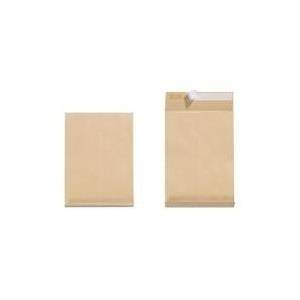 herlitz Faltenversandtasche, DIN B4, ohne Fenster, braun haftklebend, Natron-Recycling-Kraftpapier, 130 g-qm (797514)-0