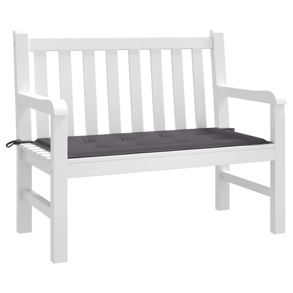 Cuscino per Panca Antracite 100x50x3 cm in Tessuto Oxford-4