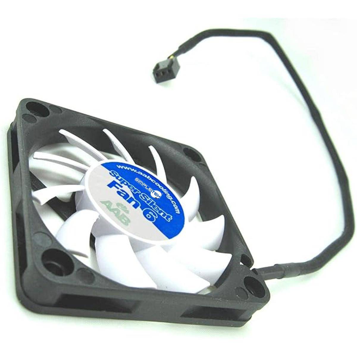 Ventola Dissipatore Per Case 6cm 60mm 3 Pin Senza Luci Cabinet Chassis 12v-1