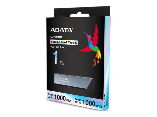 ADATA UE800 unita flash USB 1 TB USB tipo-C 3.2 Gen 2 (3.1 Gen 2) Argento