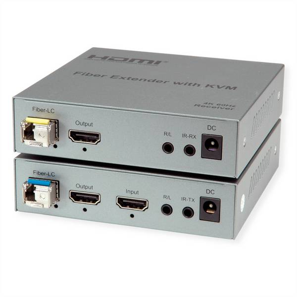 Estensione KVM tramite fibra ottica USB+ HDMI