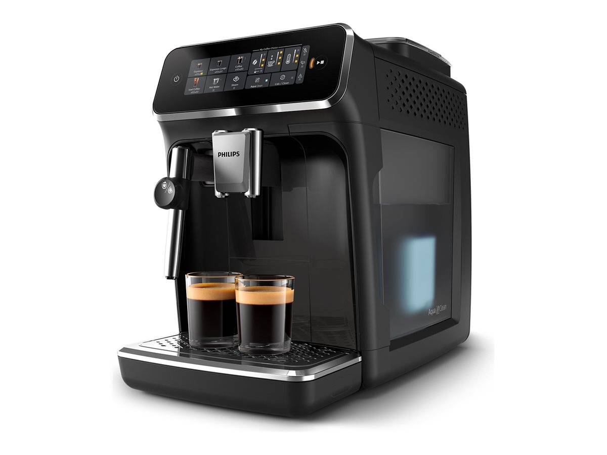 Philips series 3300 ep3321/40 macchina caffè automatica, 5 bevande, montalatte, 1.8l, macine in ceramica-0