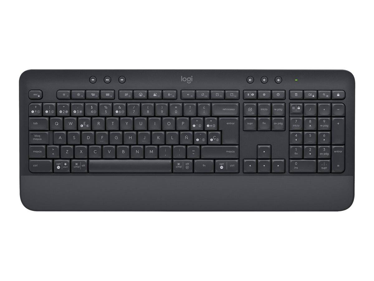 Logitech 920-010917 tastiera Ufficio Bluetooth QWERTY Spagnolo Grafite (SIGNATURE K650 - GRAPHITE - - ESP)-0