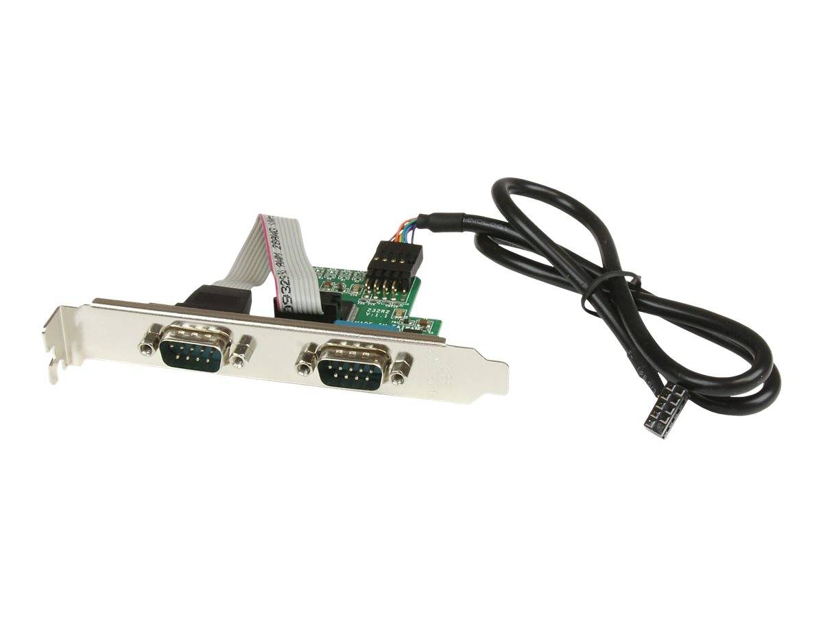 StarTech.com Adattatore 24'' interno per scheda madre con header USB a seriale RS-232 2 porte (ICUSB232INT2)-0