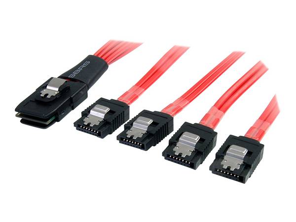 StarTech.com Cavo SAS Serial Attached SCSI 1 m - SFF-8087 a 4 Latching SATA