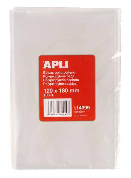 Applicare buste in polipropilene trasparente 120x180mm - Finezza 120 - Alta resistenza e flessibilitÃƒÂ  - Uso alimentar-0