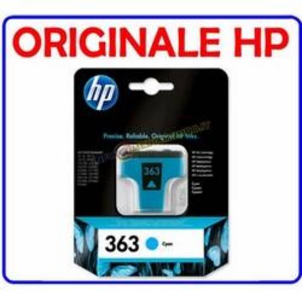CARTUCCIA ORIGINALE HP 363  C8771EE CIANO