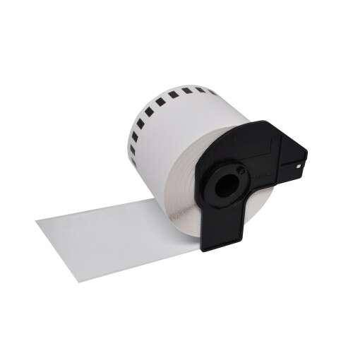 Brother DK22251 - Targhetta generica con dimensioni personalizzate - lunghezza 62 mm x 15,24 metri - rossa e nera con fo-0