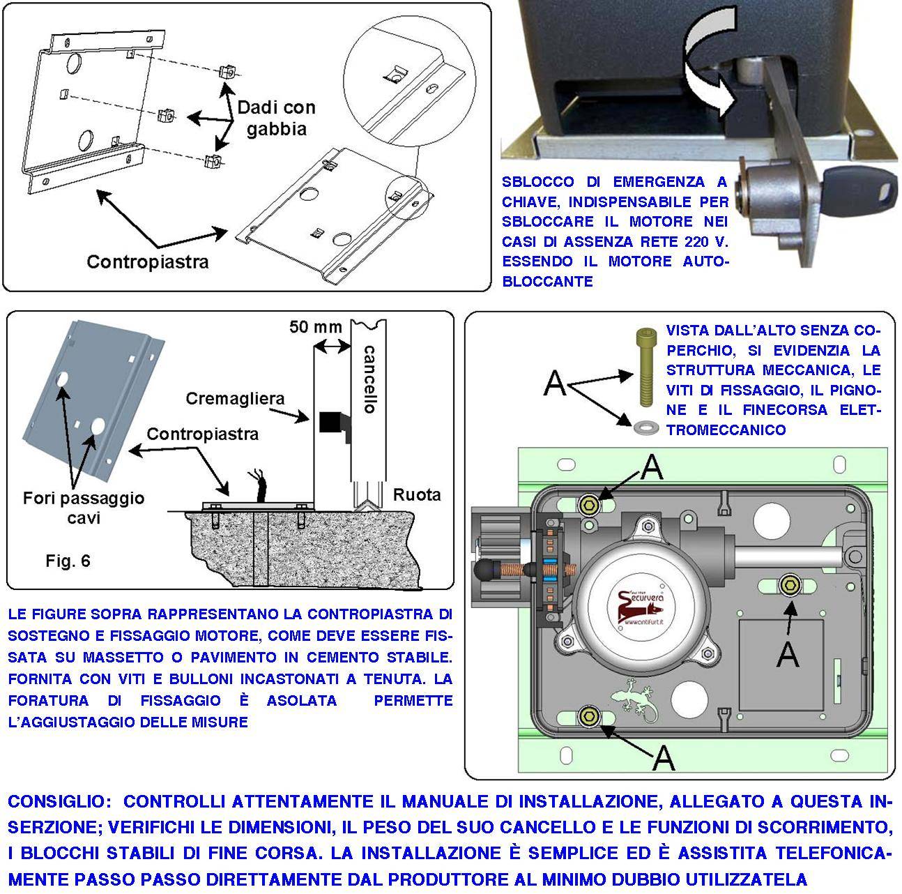 Coperchio in ABS Protezione del Motore Elettrico Geko Montato Sul Cancello Scorrevole Il Carter Di Ricambio Protegge L-3