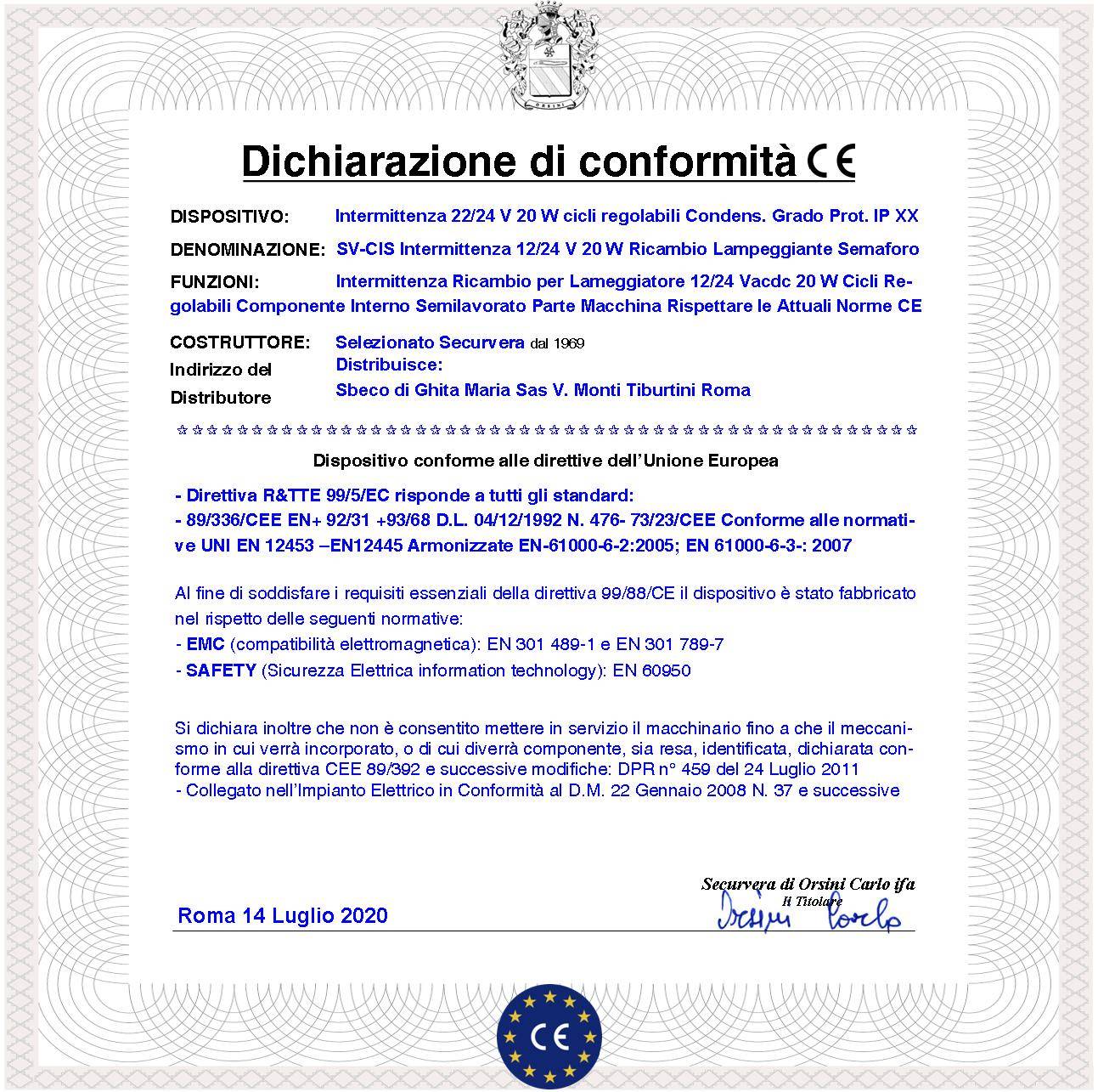 Intermittenza 12/24 Vacdc Lampeggiatore Universale di Ricambio Faro Lampeggi o Cicli al Minuto Variare il Valore del C-1