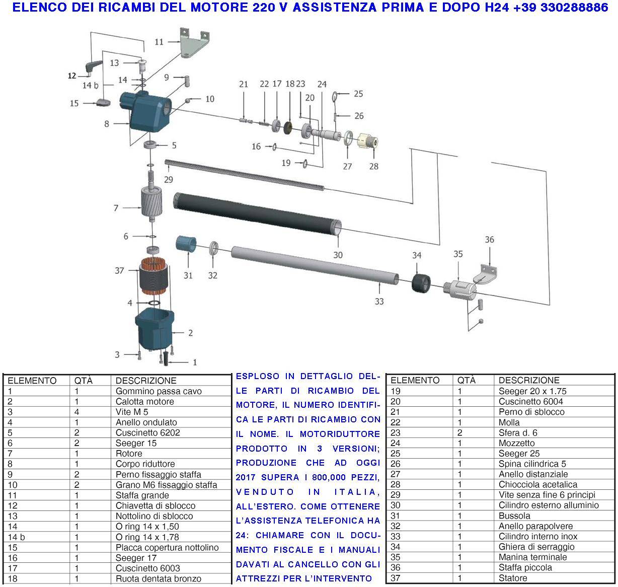 Kit BOB Automazione Cancello 4,2 Metri 2 Ante Motori Elettromeccanici 230 V Corsa 325 mm Spinta 1800 Nm Sblocco a Chiv-2