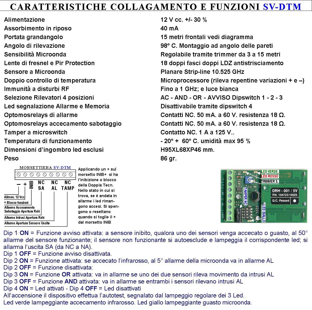 Rilevatore Movimento Per Antifurto Cinque Doppia Tecnologia Grandangolo Portata 15 MT da Interno Rileva Intruso Entro-2