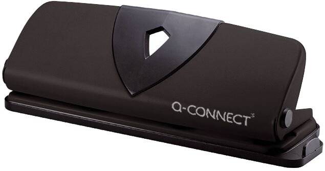 Perforatore a 4 fori Q-Connect nero 25 fogli KF01238-0