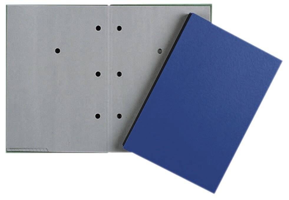 Libro firme Q-Connect 20 pagine 24x35 cm blu KF31012-0
