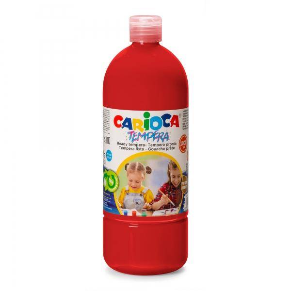Bottiglia di tempera carioca da 1000 mlCaratteristiche:-Bottiglia di tempera da 1000 ml-Bottiglia con PET riciclato a-0