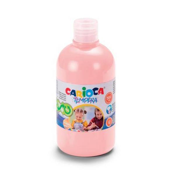 Bottiglia di tempera carioca 500ml<br>Caratteristiche:<br>-Bottiglia di tempera da 500 ml<br>-Bottiglia con PET riciclato al 30%.