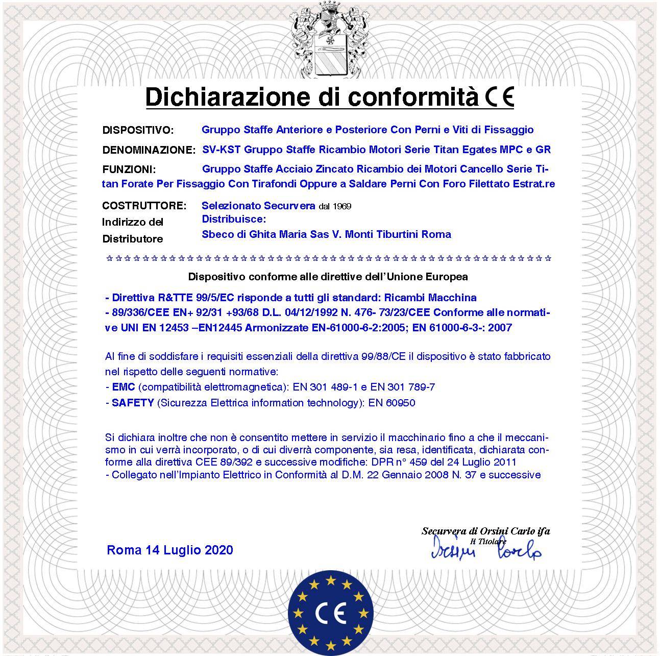 Ricambio per Motori Serie Titan Kit Staffe Acciaio Zincate Perni Bulloni Viti Gruppo Ancoraggi Del Motore Cancello GR-3