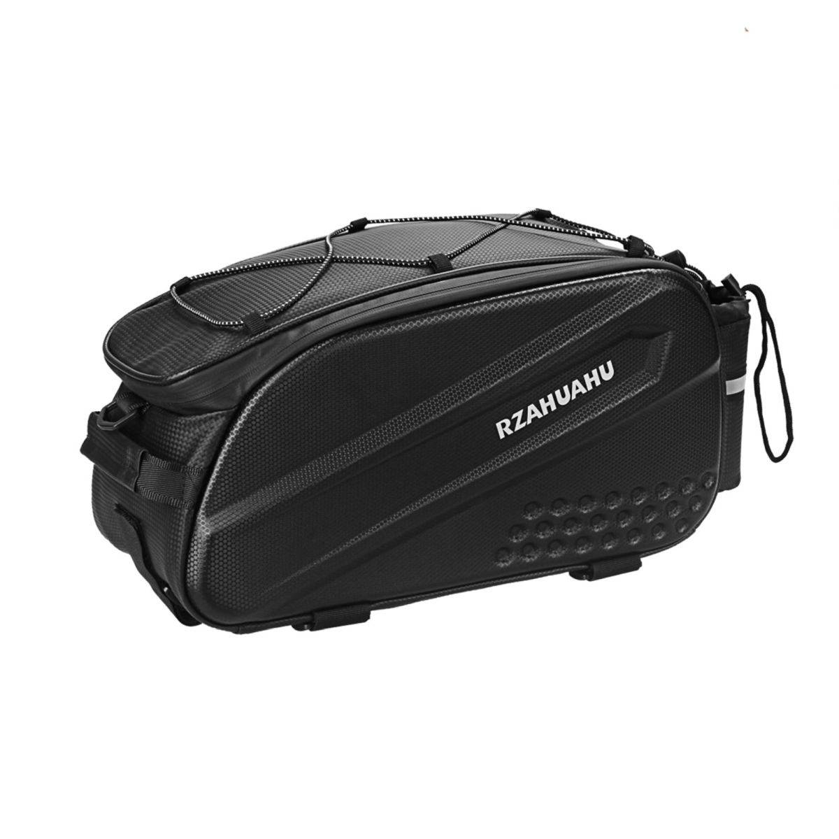 Borsa portabiciclette con tracolla lunga e tasche laterali espandibili - Nera-0