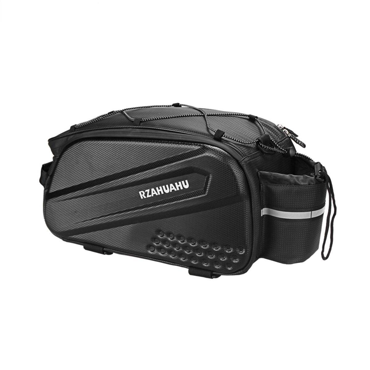 Borsa portabiciclette con tracolla lunga e tasche laterali espandibili - Nera-1