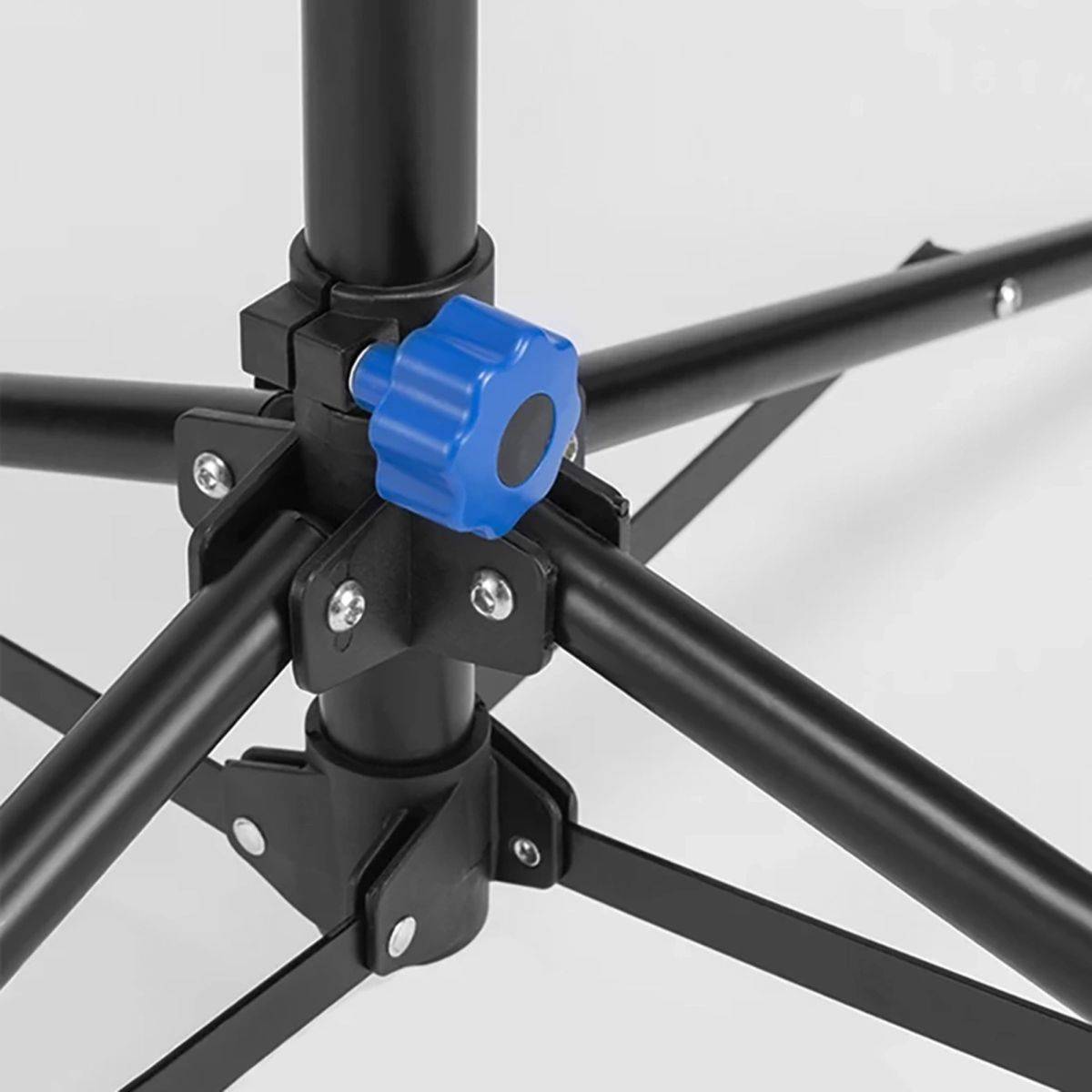 Cavalletto di servizio da pavimento per biciclette con pulsanti in nero-1