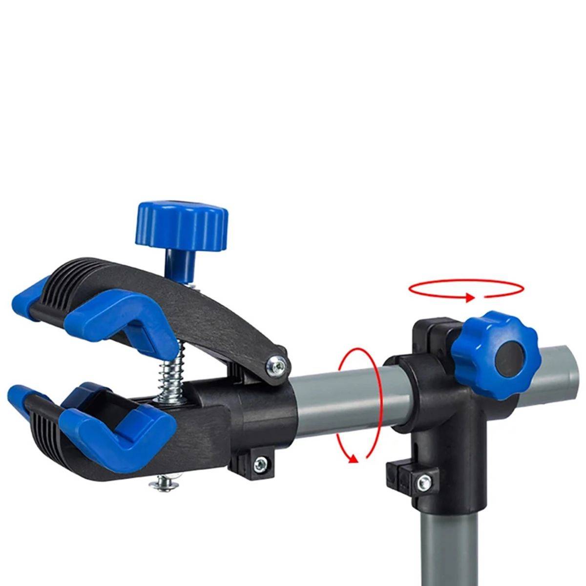 Cavalletto di servizio da pavimento per biciclette con pulsanti in nero-3