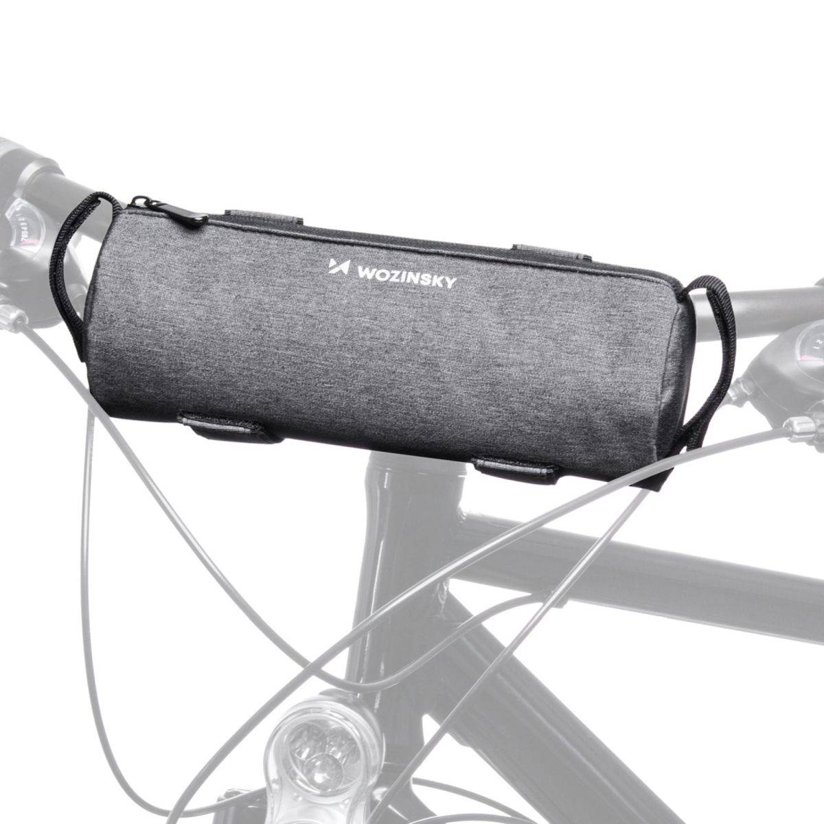 Borsa da bicicletta con isolamento termico in grigio 0,7 L-1