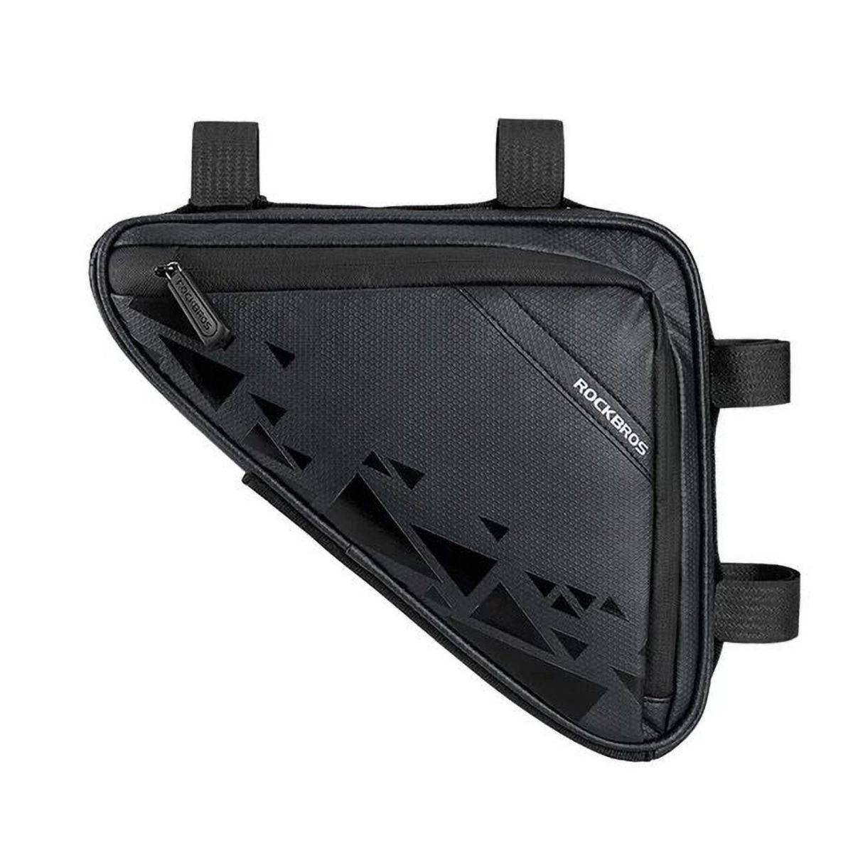 Borsa da bici impermeabile per telaio nera - 1,5 L-0