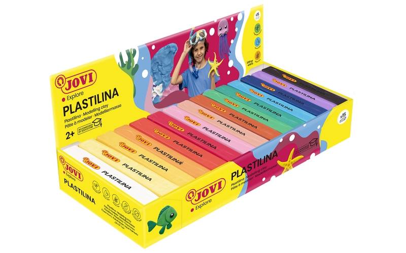 Jovi PLASTILINA pasta da modellare 15 pezzi-0