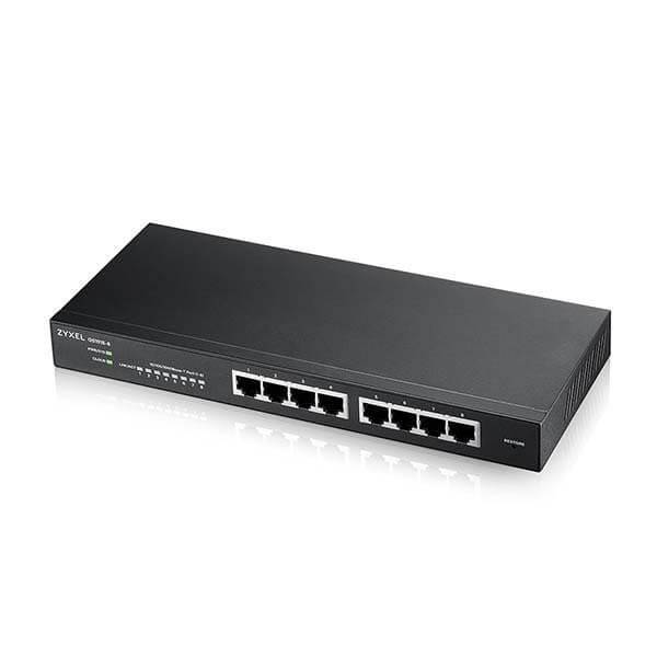 Zyxel GS1915-8 Gestito L2 Gigabit Ethernet [10/100/1000] Nero (Zyxel GS1915-8, 8-port GbE Smart hybrid mode Switch)-0
