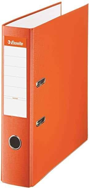 Esselte Lever Filler - Format di folio - Lumo da 75 mm - Capacità per 500 fogli - colore arancione-0