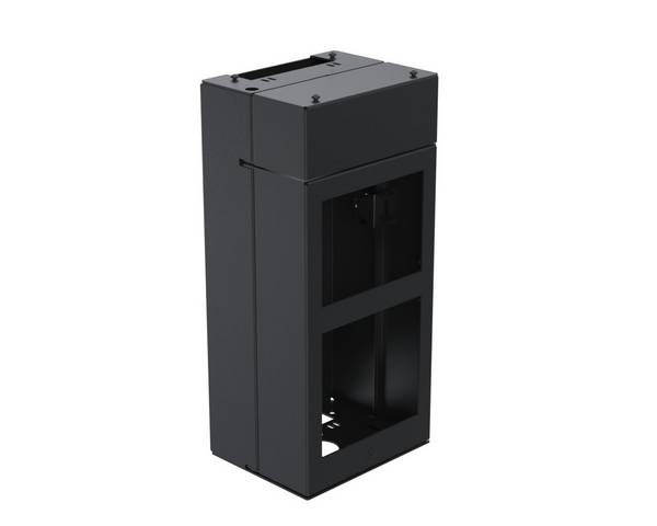 Kiosk center module - [Integrated printer and - scanner] - W:206 -BLACK- - Warranty: 60M